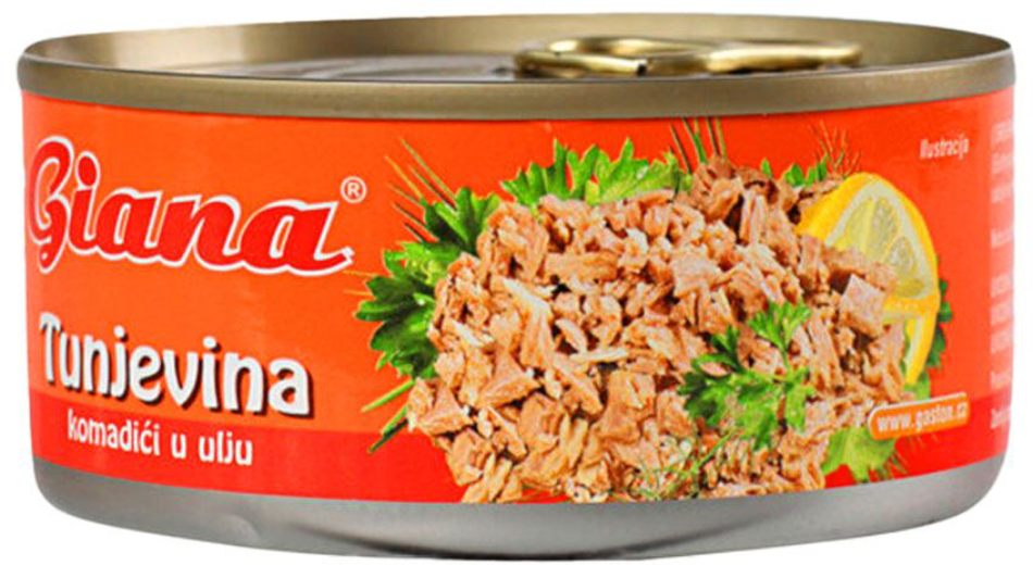 TUNA KOMADIĆI U ULJU 170G GIANA-slika