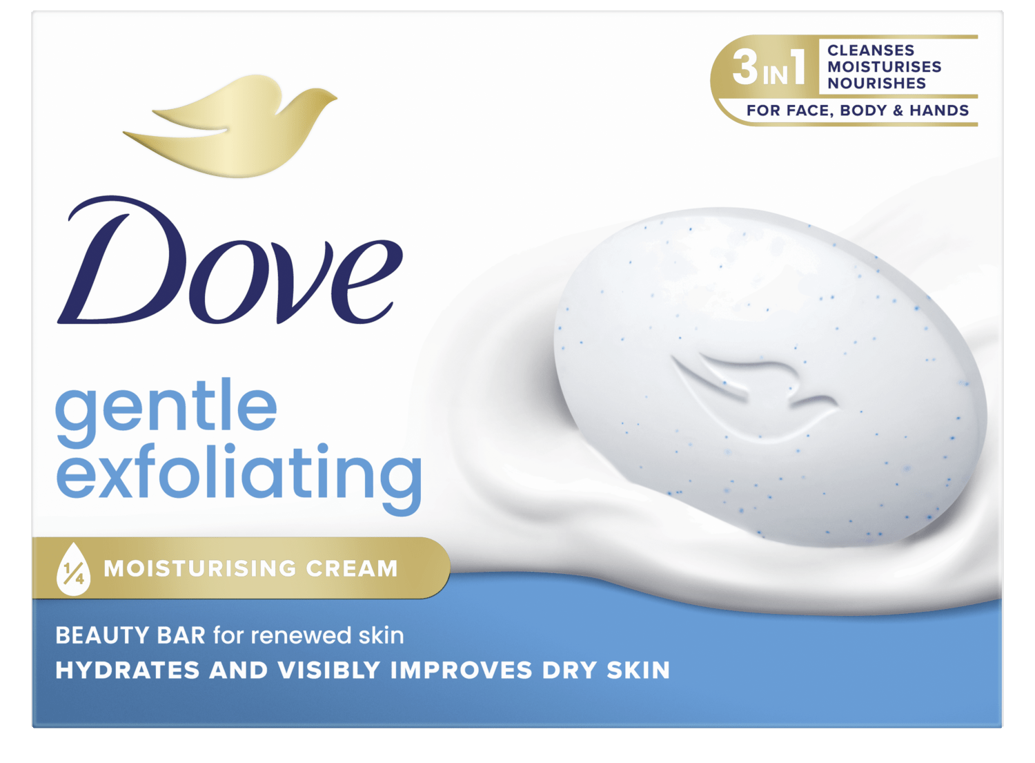 Sapun exfoliating Dove 90g-slika
