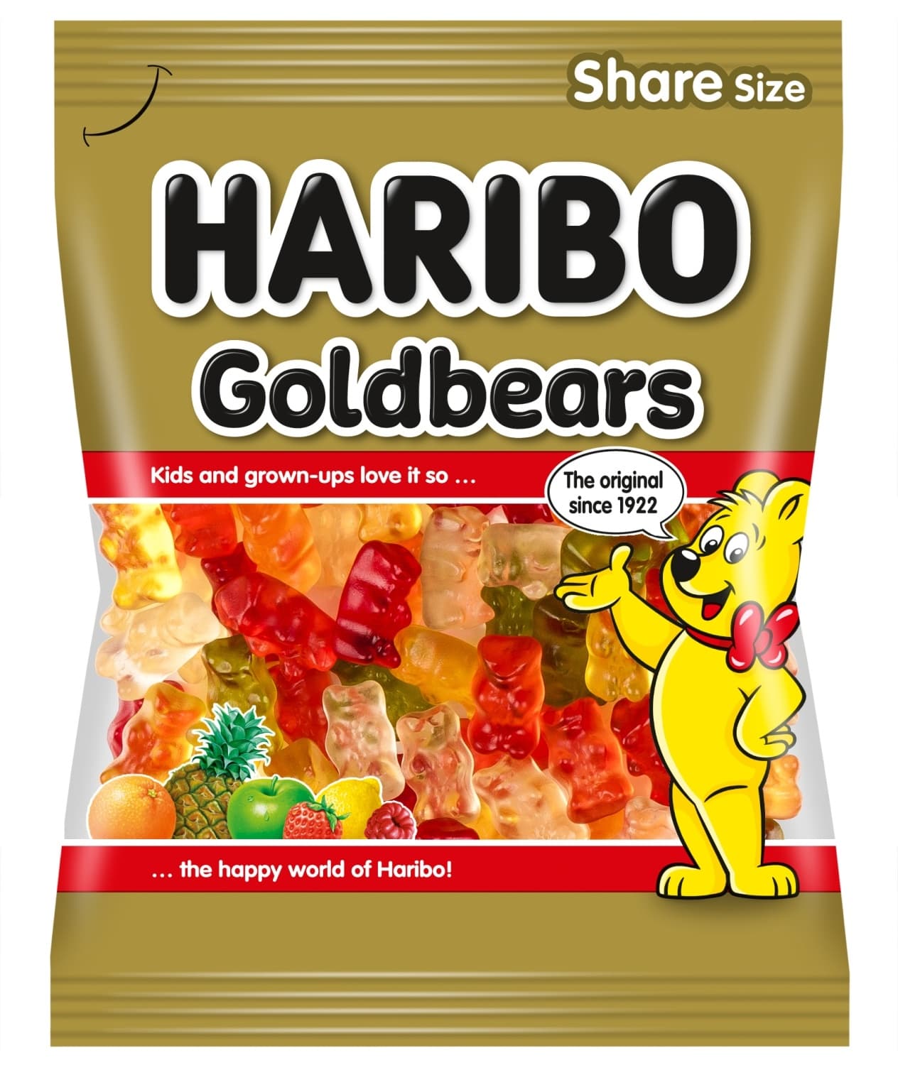Bombona gumena Goldbaren Haribo 200g-slika