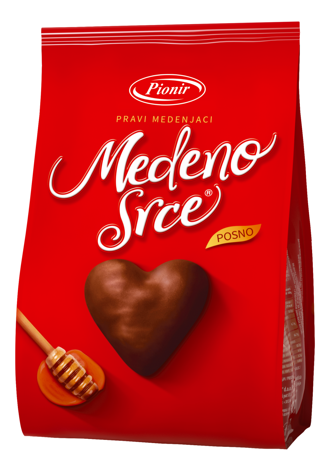 Medeno srce Pionir 150g-slika