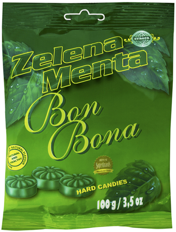 Bomb. zelena menta Evropa 100g-slika