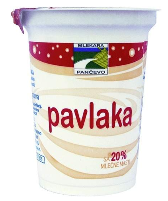 Kis.pavlaka 20%mm Mlekara Pancevo 400g-slika