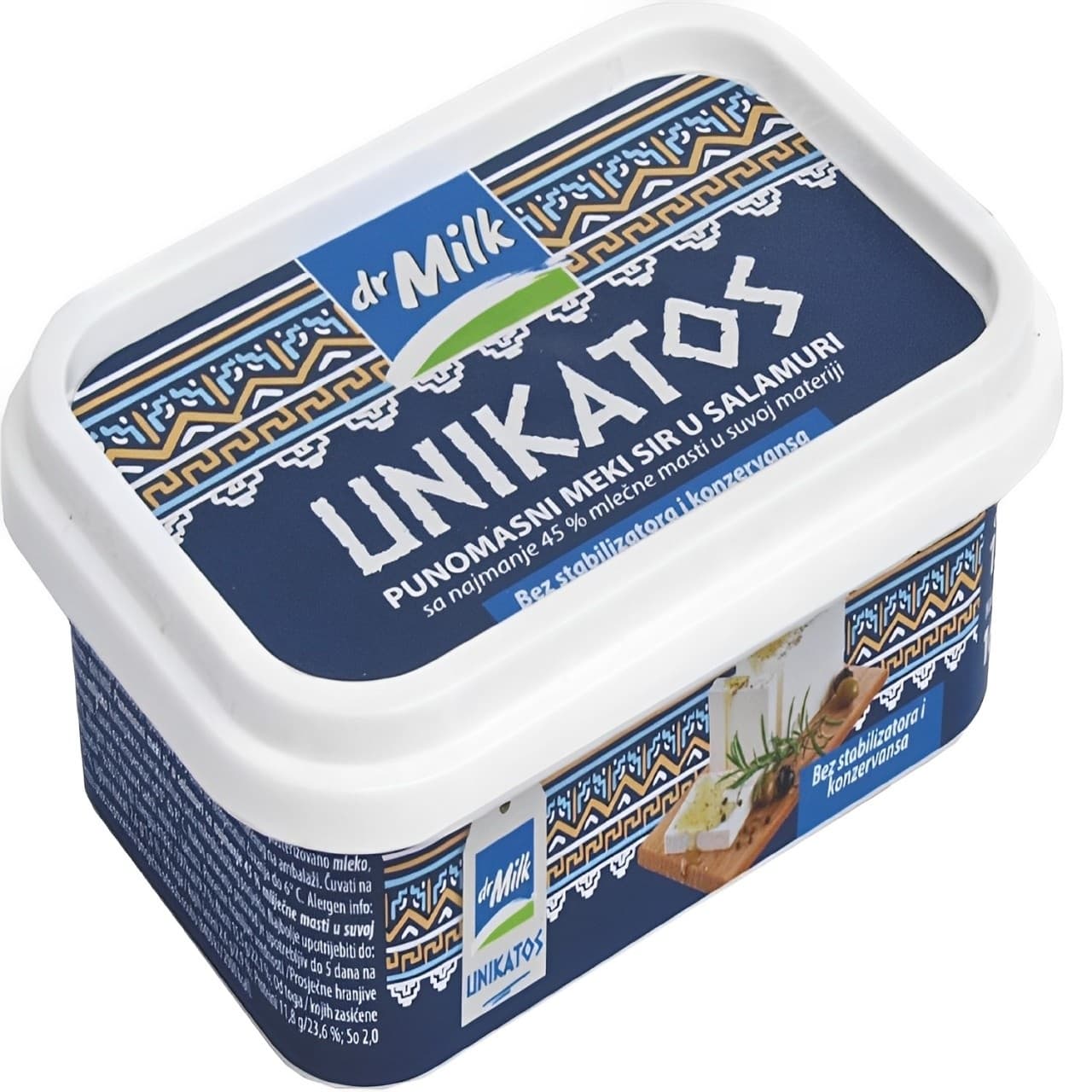 Sir meki punomasni Unikatos Dr Milk 150g-slika