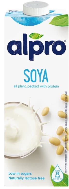 Mleko natural sa kalcijum.Alpro Soya 1L-slika