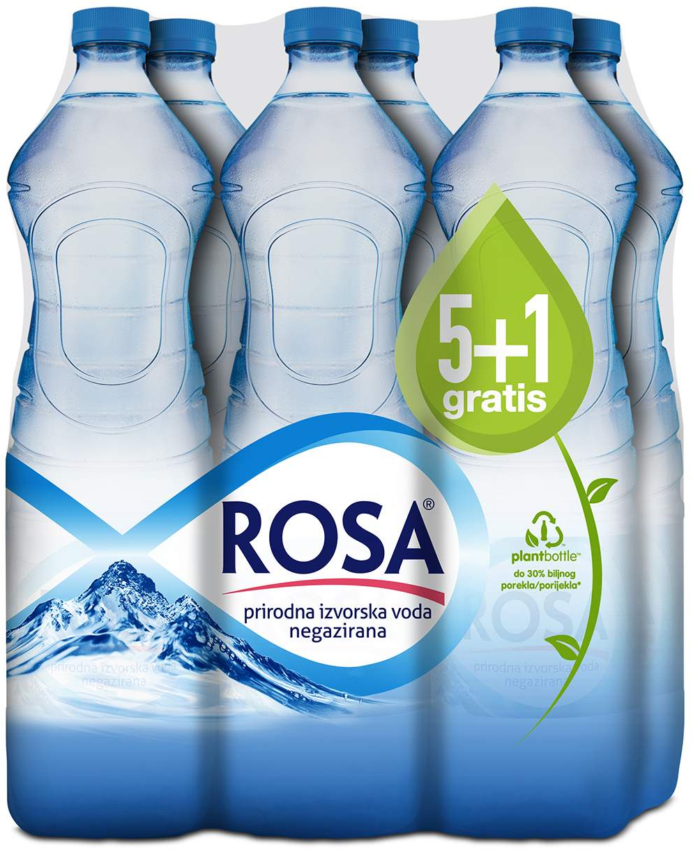 Min.voda NG Rosa 1,5lmultipack 5+1gratis-slika