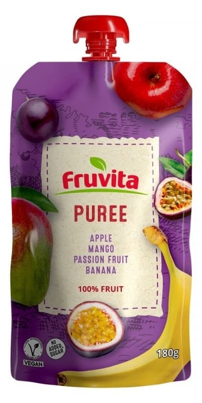 VOĆNA KAŠA JABUKAMANGOMARAKUJA 180G FRUVITA-slika