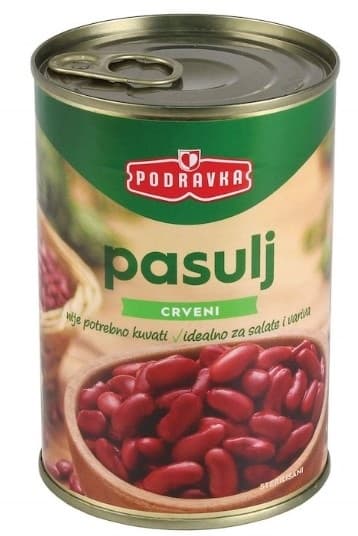 Pasulj crveni Podravka 400g-slika