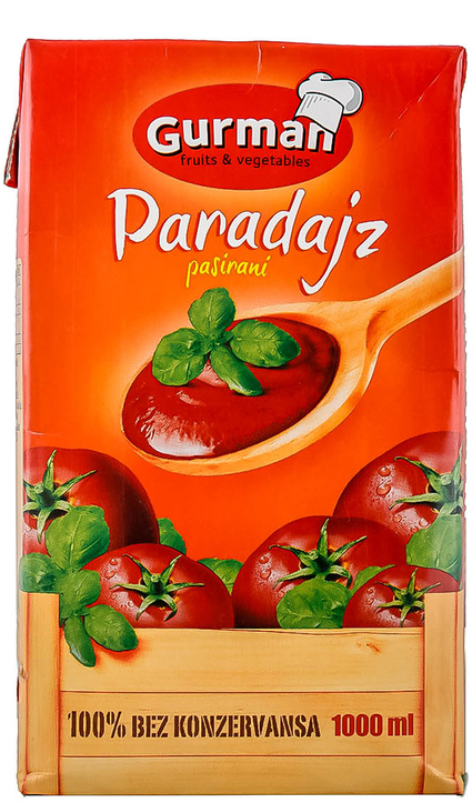 Pasirani paradajz Gurman 1000ml-slika