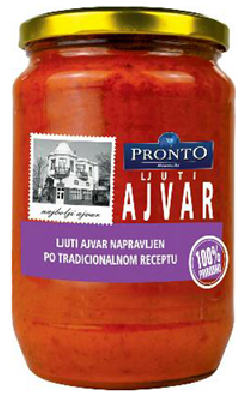 AJVAR LJUTI 720ML PRONTO-slika