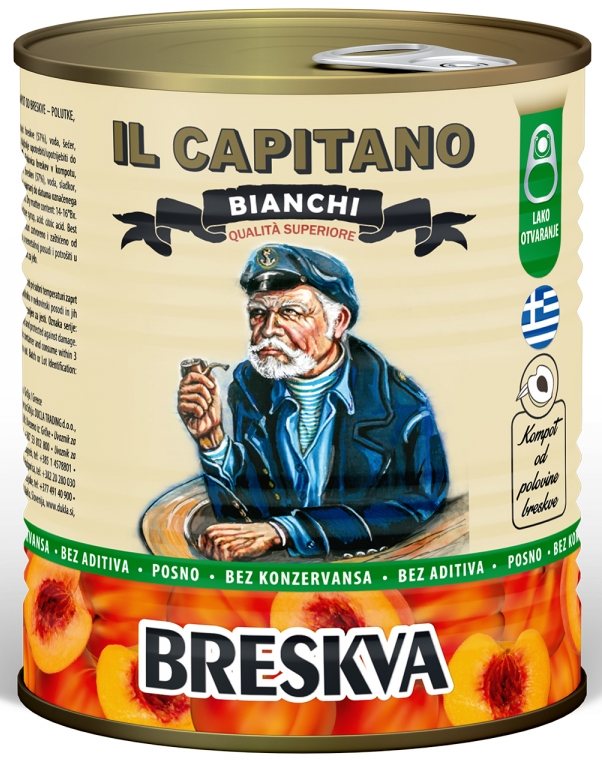KOMPOT BRESKVA 850ML IL CAPITANO-slika