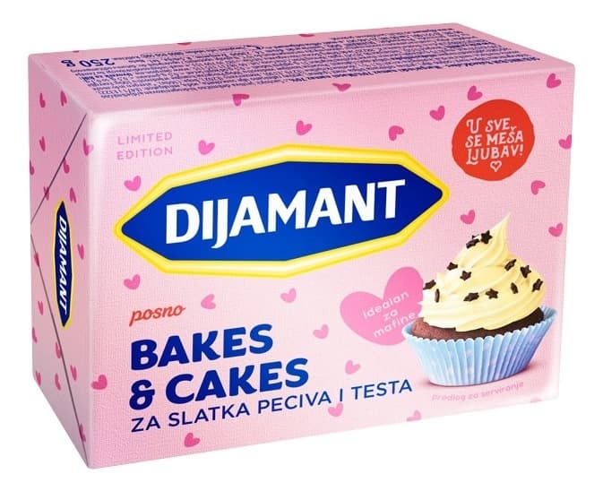 Margarin namaz.BakesCakes Dijamant 250g-slika