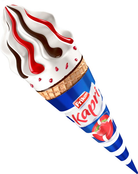 Sladoled Kapri korn.Frikom 102,5g 160 ml-slika