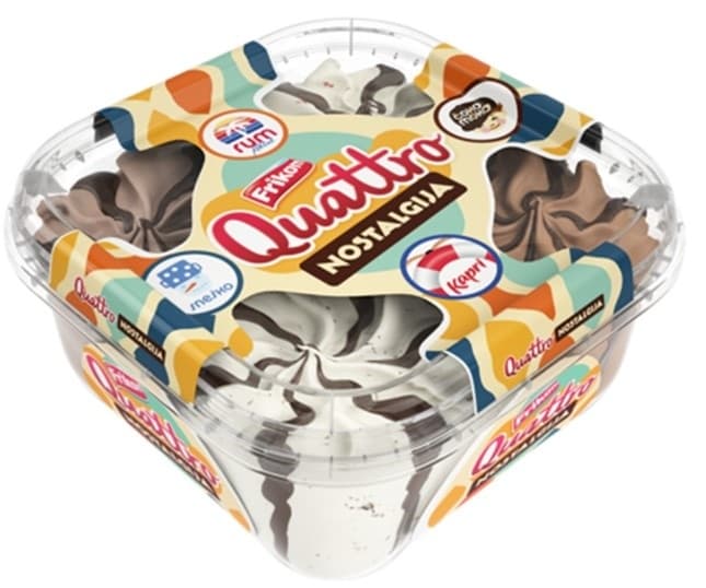 Slad.Quattro nostalgy Frikom 1600ml/903g-slika