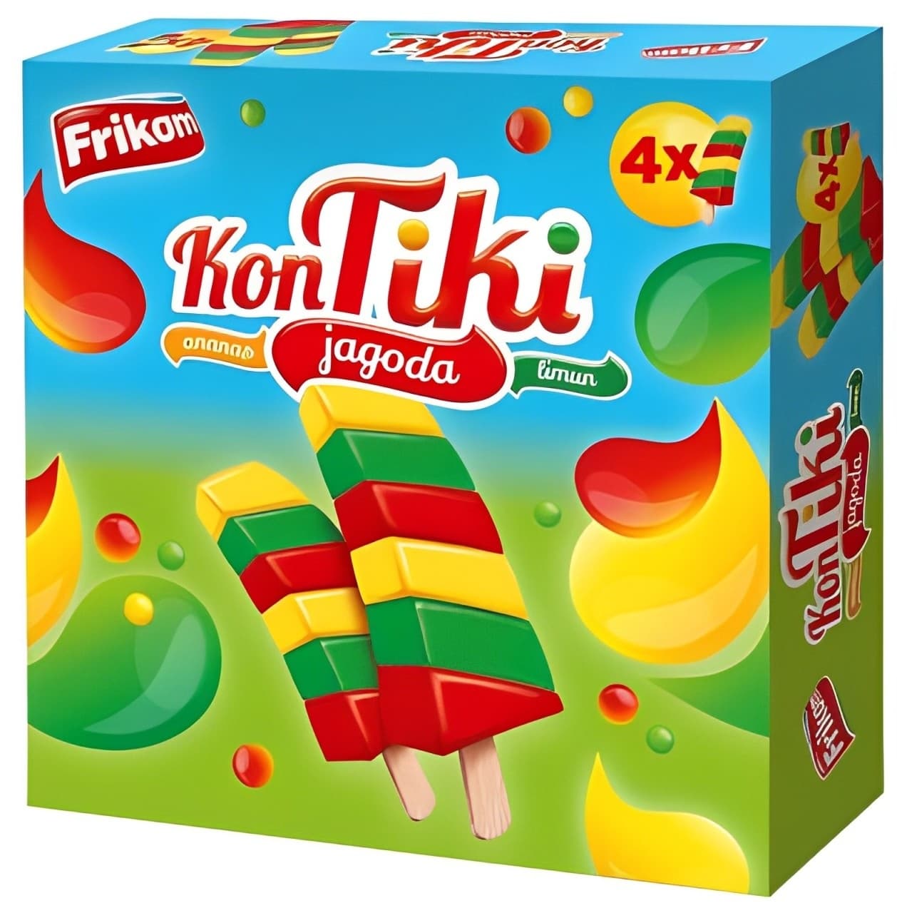 SLADOLED KONTIKI 4X70ML FRIKOM-slika