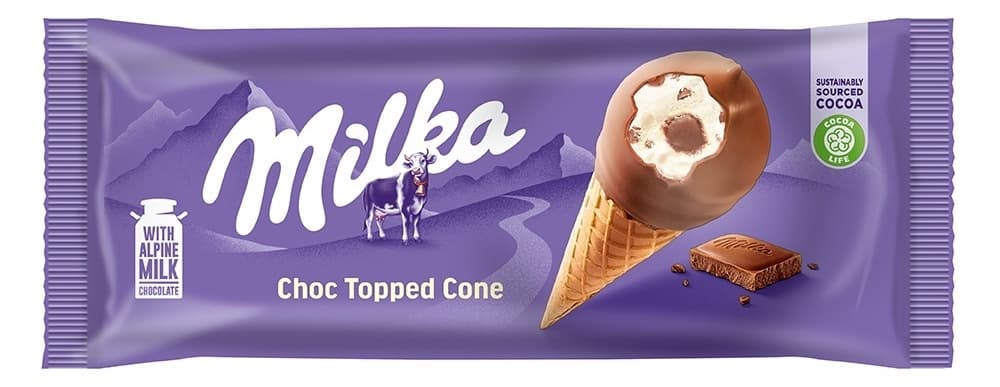 Sladoled Milka kornet 69g-slika