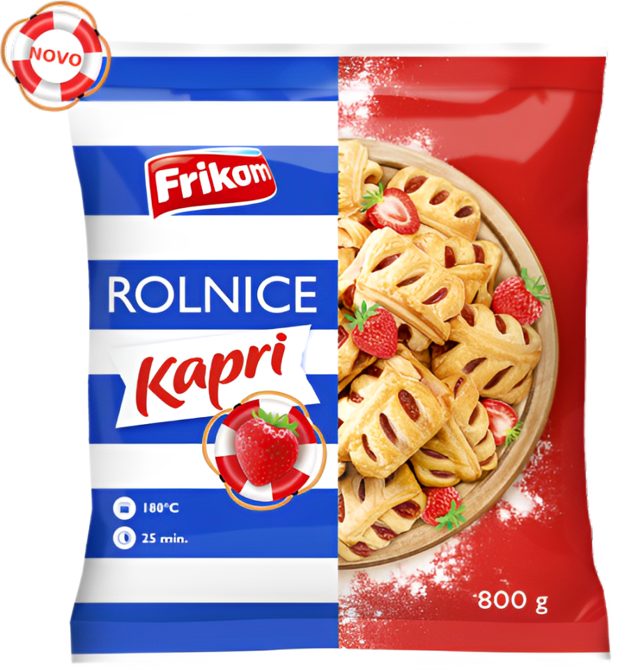 Smrznute rolnice Kapri Frikom 800g-slika