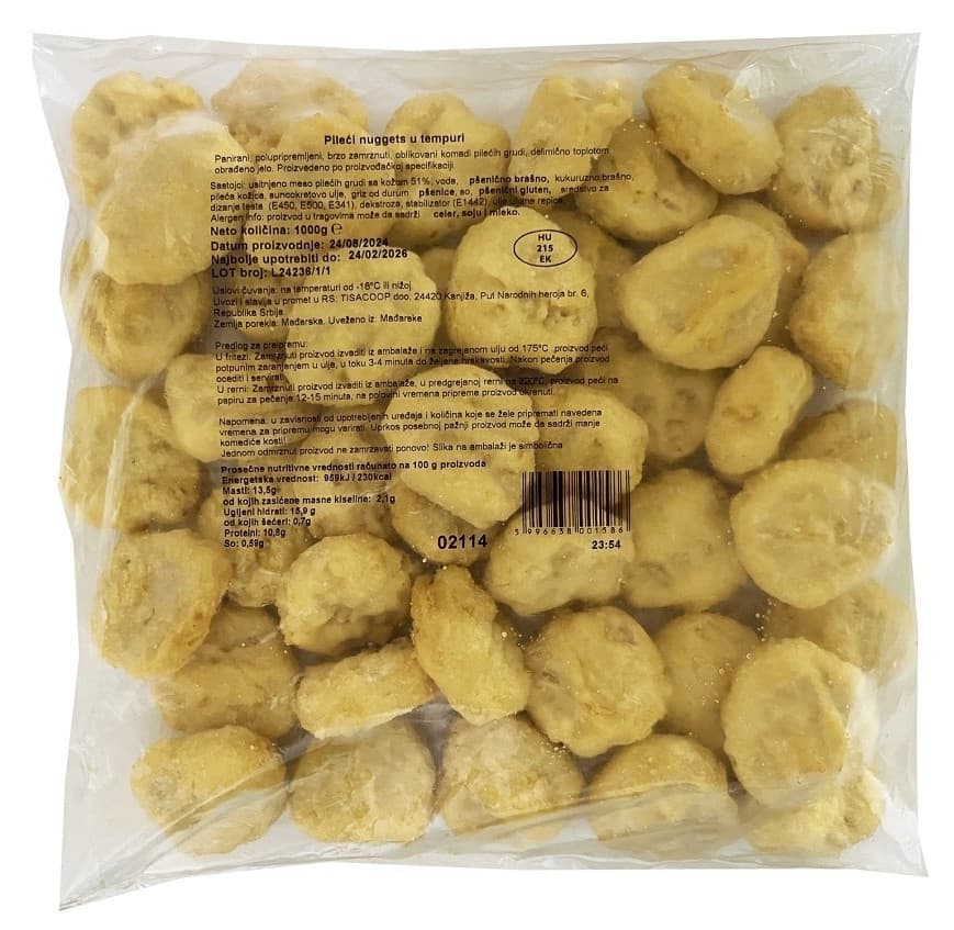 PILEĆI NUGGETS U TEMPURI 1000G-slika