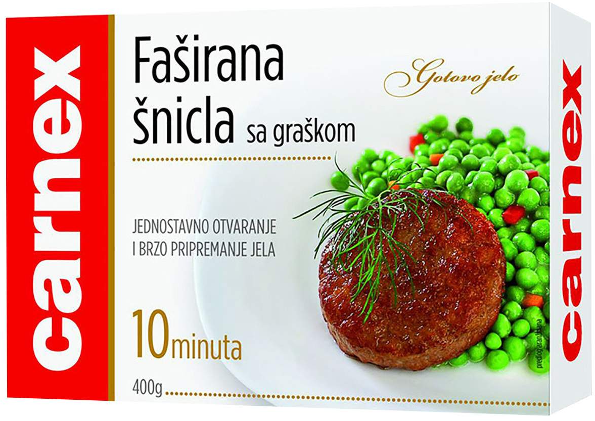 Grasak sa fasiranom sniclom Carnex 400g-slika