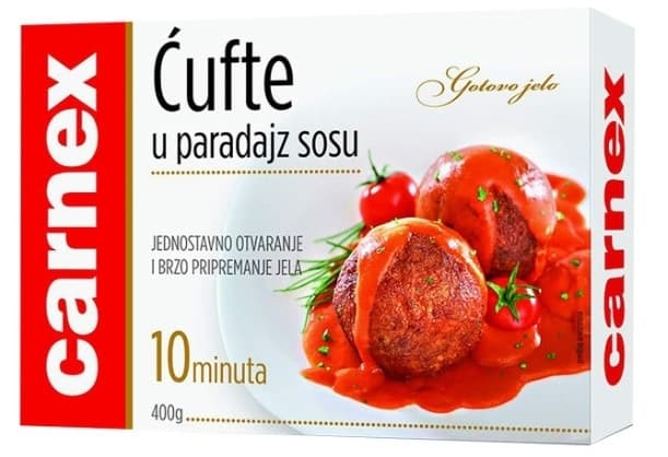 Cufte u paradajz sosu Carnex 400g-slika