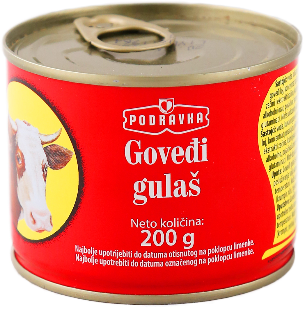 Govedji gulas Podravka 200g-slika