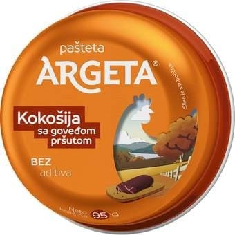 Pasteta sa govedjom prsutom Argeta 95g-slika