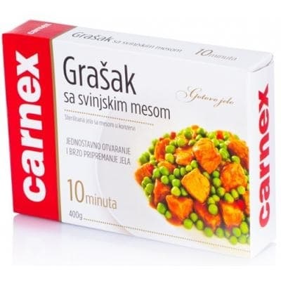 Grasak sa svinjskim mesom Carnex 400g-slika