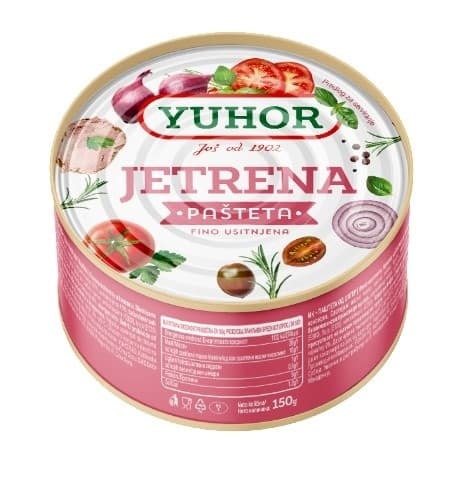 Jetrena pasteta Yuhor 150g-slika