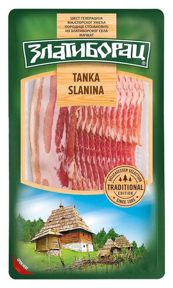 Tanka slanina slajs Zlatiborac 100g-slika