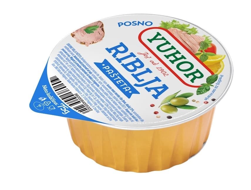 Pasteta riblja Yuhor 75g-slika