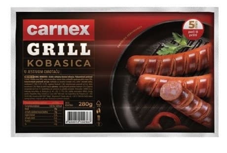Grill kobasica Carnex 280g-slika