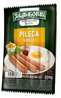 Pileca barena kobasica Zlatiborac 200g-slika