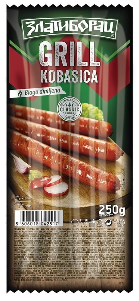 Grill kobasica Zlatiborac 250g-slika