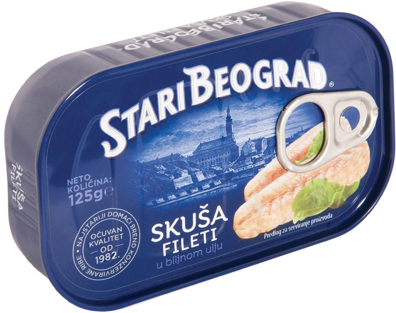 SKUŠA FILETI U BILJNOM ULJU 100G-slika