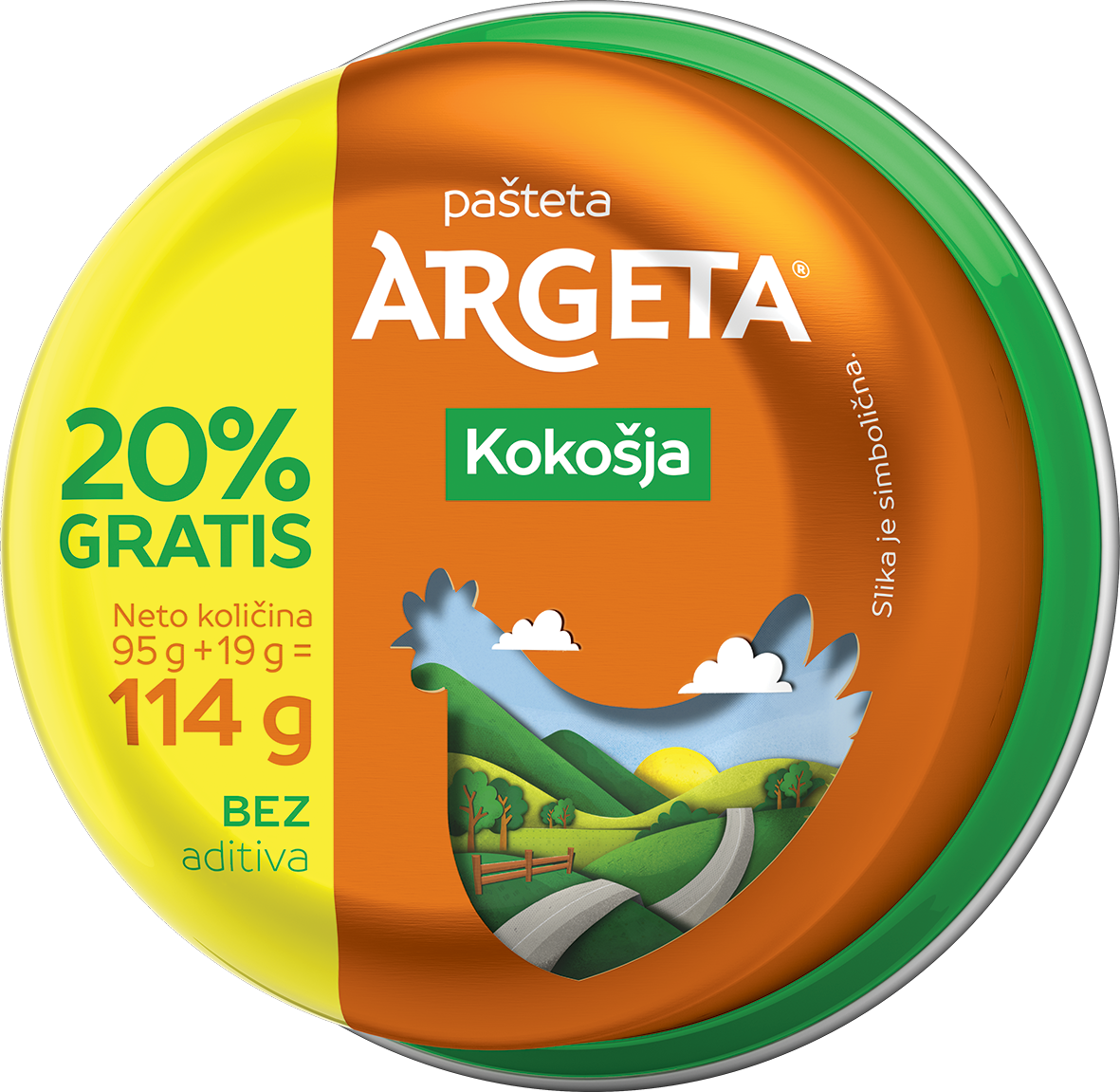 PAŠTETA KOKOŠIJA 114G ARGETA-slika