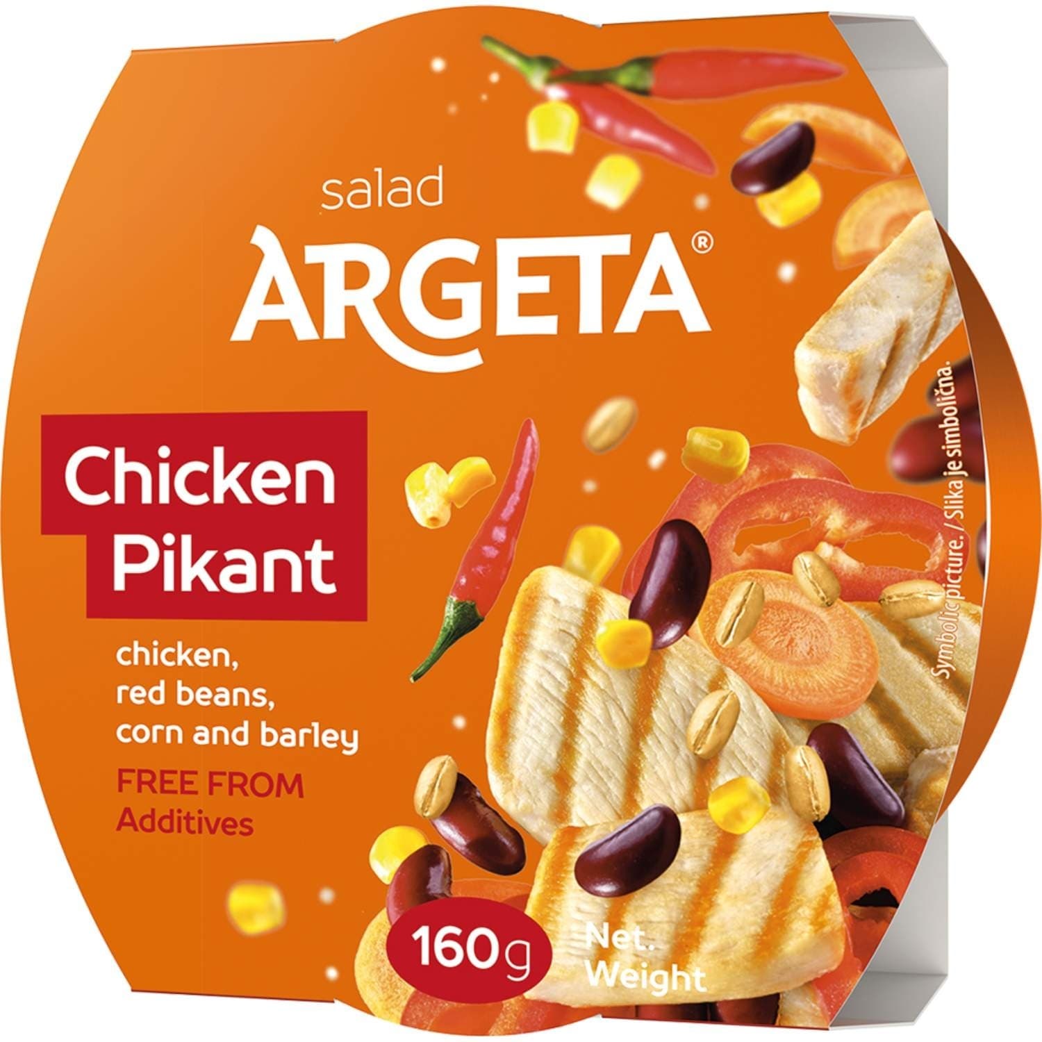 SALATA ARGETA CHICKEN PIKANT 160G-slika