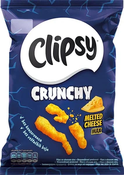Flips Crunchy Melted Cheese Clipsy 70g-slika