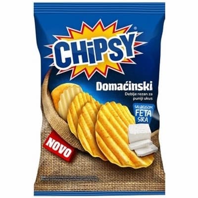 Cips Domacinski/ukus fete Chipsy 60g-slika
