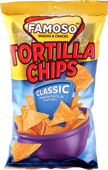 TORTILJA ČIPS EL FAMOSO CLASSIC 150G SILBO-slika