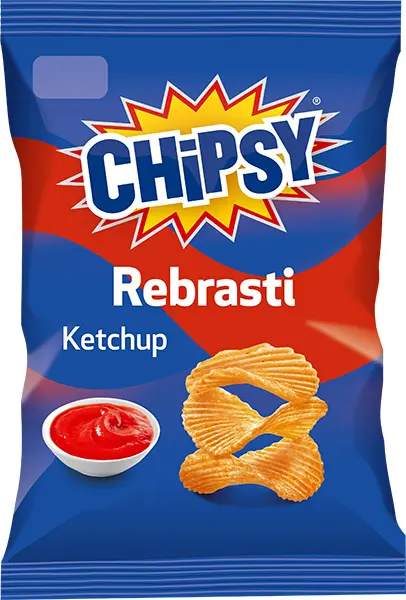 Cips rebrasti kecap Chipsy 60g-slika