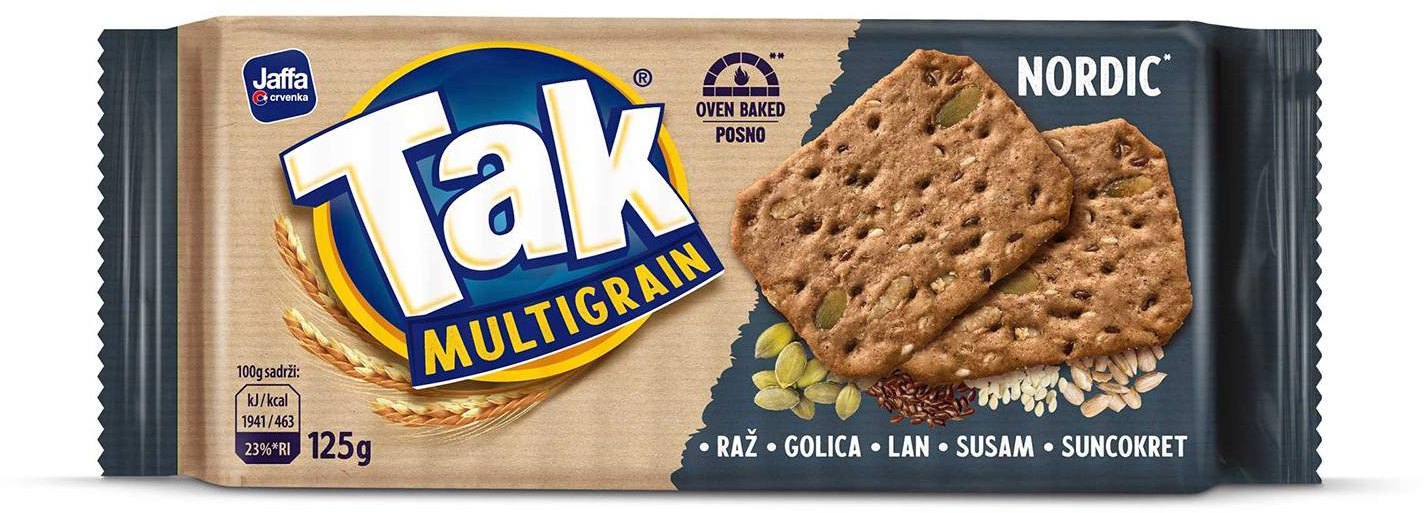 Kreker Tak Multigrain Nordic 125g-slika
