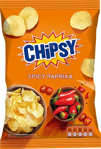 Cips pikantna paprika Chipsy 140g-slika