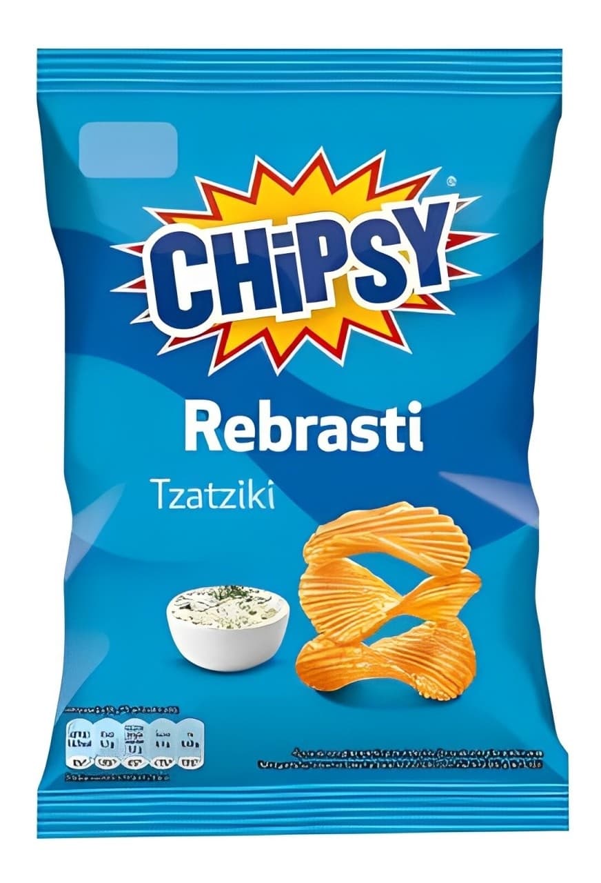 Cips rebrasti tzatziki Chipsy 95g-slika