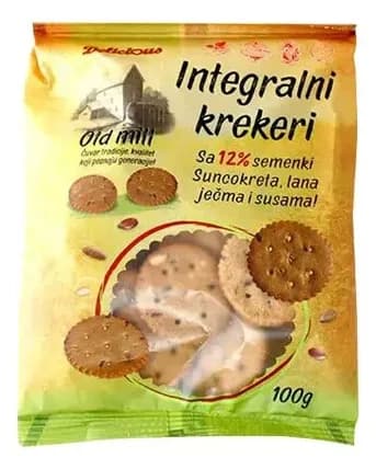 KREKER INTEGRALNI 100G DELICIOUS-slika