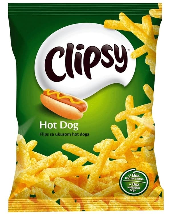 Flips Clipsy hot dog 30g-slika