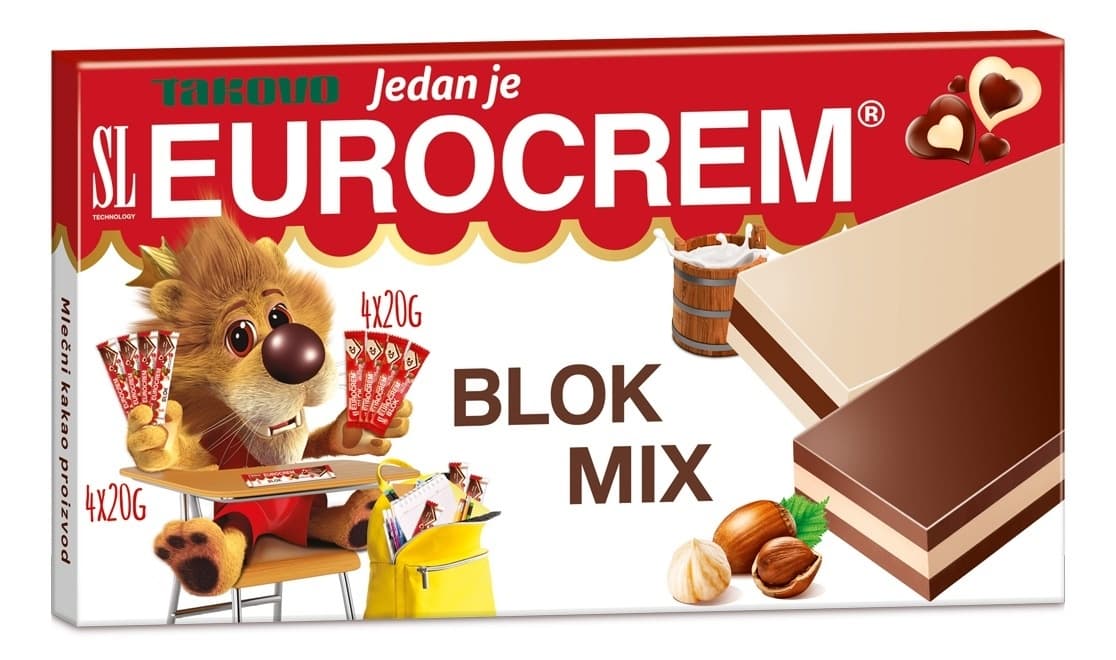 EUROKREM BLOK MIX 160GR SWISSLION-slika