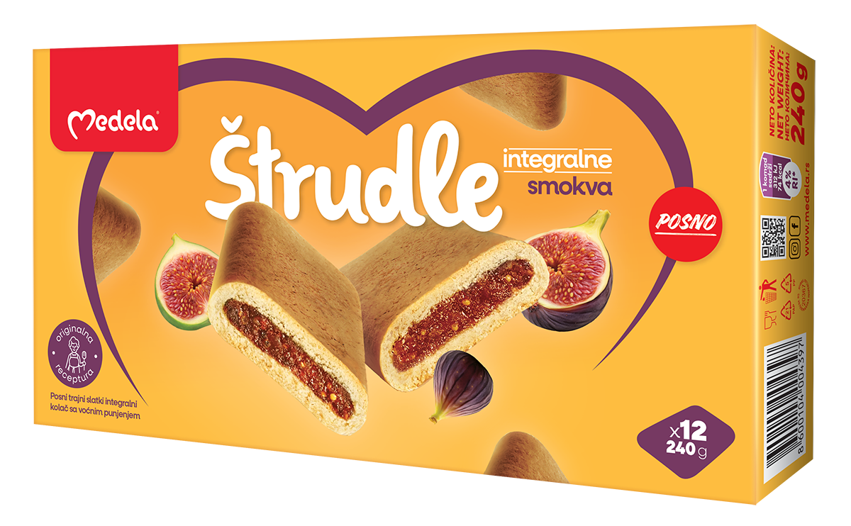 Posna Integr.Strudla smokva Medela 240g-slika