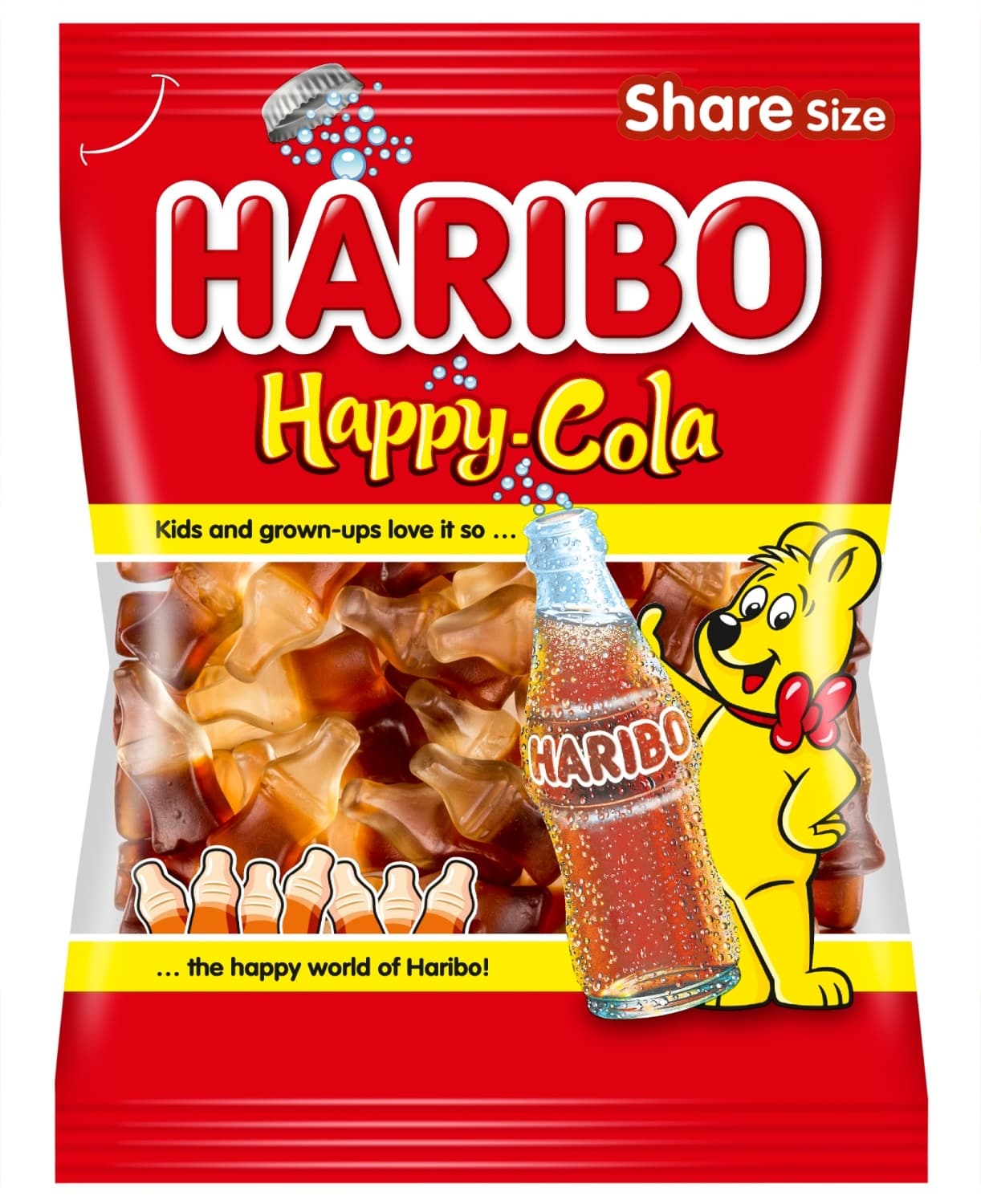 Bombone gumene Happy cola Haribo 200g-slika