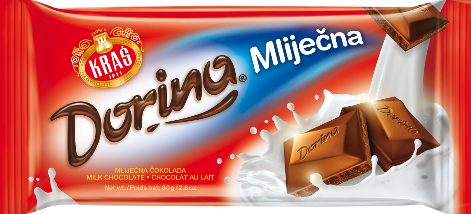 Cokolada mlecna Dorina 80g-slika