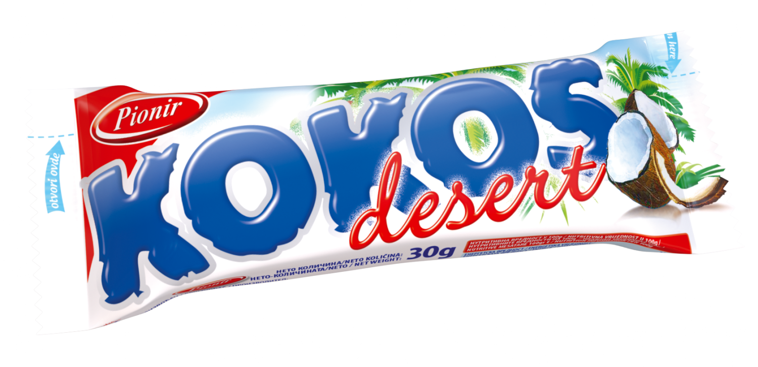 Kokos desert Pionir 30g-slika