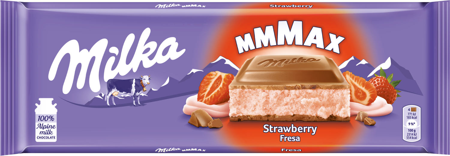 Cokolada Milka strawberry 300g-slika
